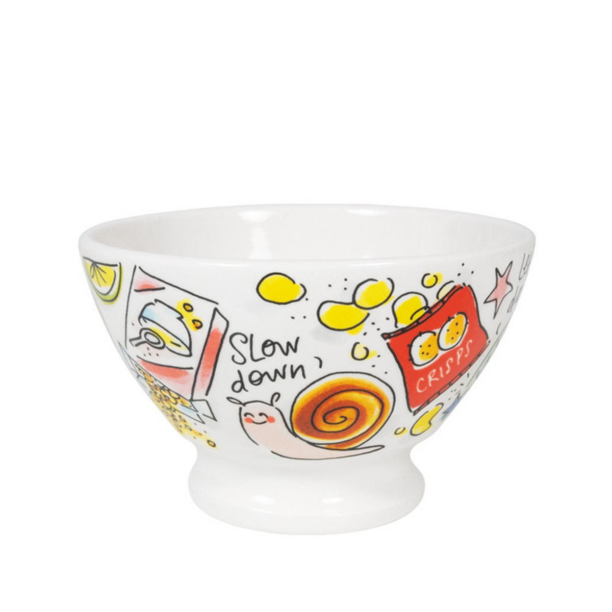 SCHALE AUF FUSS Dicke Umarmung in Bunt - 13cm - Multicolor, Keramik (12.7/8.3/7.4cm) - Blond Amsterdam