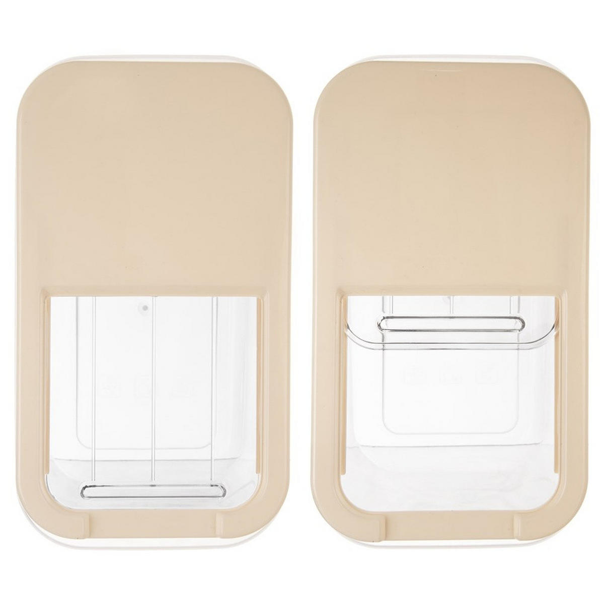 AUFBEWAHRUNGSBEHÄLTER für Kapseln und Lebensmittel 5L Beige - Beige, Kunststoff (19.5/13/35cm) - Orion 