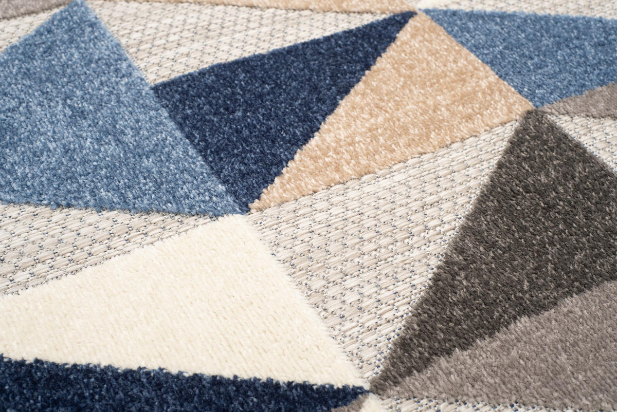 TEPPICH PATIO Grau 120/170 cm - Grau, Kunststoff (120/170cm) - Tapiso