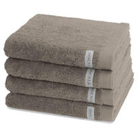 HANDTUCH Sinfonie 4er-Set - Taupe, Textil (50/100cm) - Ross