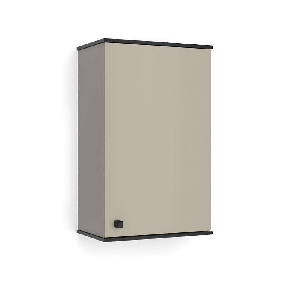 BADSCHRANK Joli Greige 37 x 60 cm - Greige, Holzwerkstoff (37/60/24cm) - Vicco