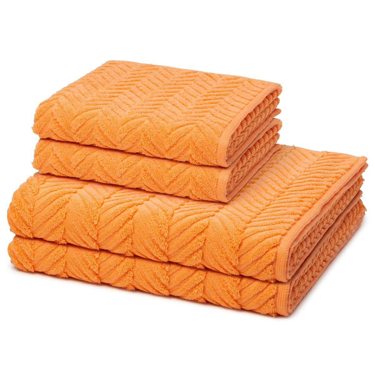 FROTTIERSET Sensual Skin Zopf 4-teilig - Gelb, Textil (50/100cm) - Ross