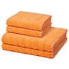 FROTTIERSET Sensual Skin Zopf 4-teilig - Gelb, Textil (50/100cm) - Ross