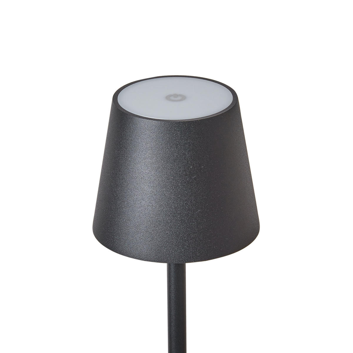 LED-STEHLEUCHTE Schwarz Gavarresa - Schwarz, Metall (15/15/131cm) - Beliani