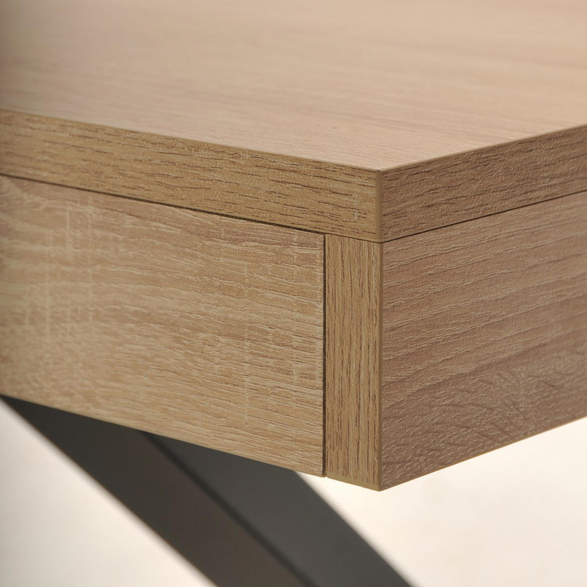 ESSTISCH CADIX/ TISCH 200x90cm - 8 Personen - Eiche gebleicht dekor - Eichefarben, Holzwerkstoff (180/90/77cm) - Weber Industries