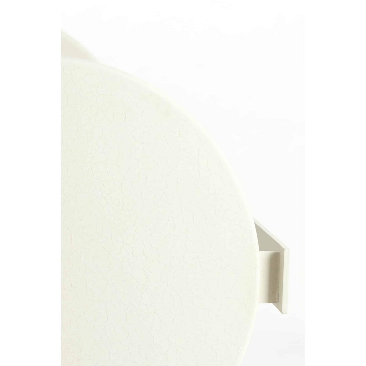 BEISTELLTISCH Triana Weiß 45/45/65.5 cm - Weiß, Metall (45/45/65.5cm) - Light & Living