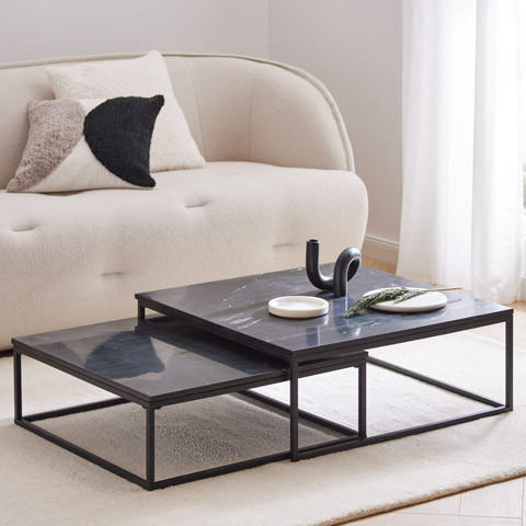 Livetastic Couchtisch aus Marmor