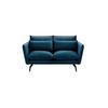 ZWEISITZER-SOFA Layla-Velluto 11 - Dunkelblau, Holz/Textil (171/95/98cm)
