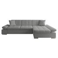ECKSOFA Malwi, Seite: Rechts - Alufarben, Holz/Textil (278/161cm) - MIRJAN24