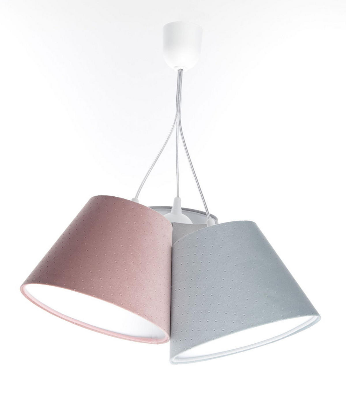 HÄNGELEUCHTE Blau 26/19 cm - Blau/Pink, Kunststoff (26/0.8/19cm) - ONZENO
