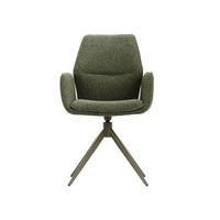 STUHL 100% Polyester 59 x 63 x 91 cm grün meliert POLSTERSTÜHLE #01 - Grün, Kunststoff (59/91/63cm) - Massivmoebel24