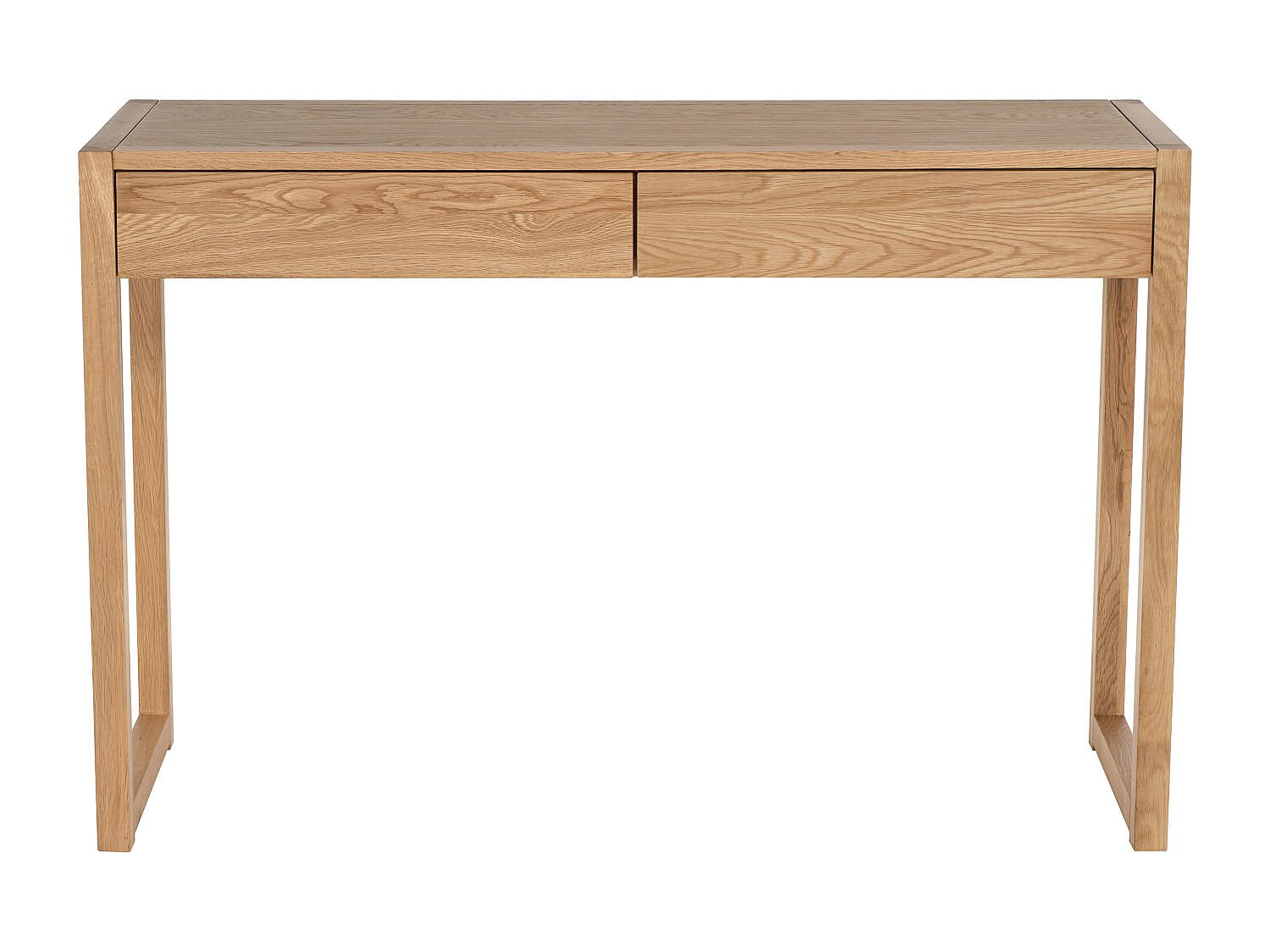 KONSOLENSCHREIBTISCH - 120 cm x 40 cm - holz - naturfarben hell Nelizar - Naturfarben, Holz (40/80/120cm) - Vente-Unique
