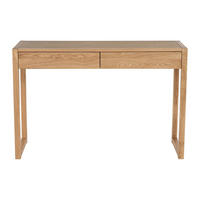 KONSOLENSCHREIBTISCH - 120 cm x 40 cm - holz - naturfarben hell Nelizar - Naturfarben, Holz (40/80/120cm) - Vente-Unique