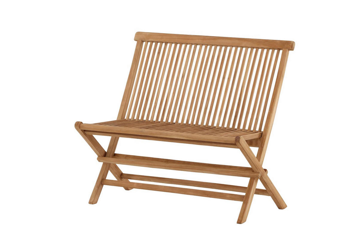 GARTENBANK Teak Dekor - Teakfarben, Holzwerkstoff (100/89/100cm) - ebuy24