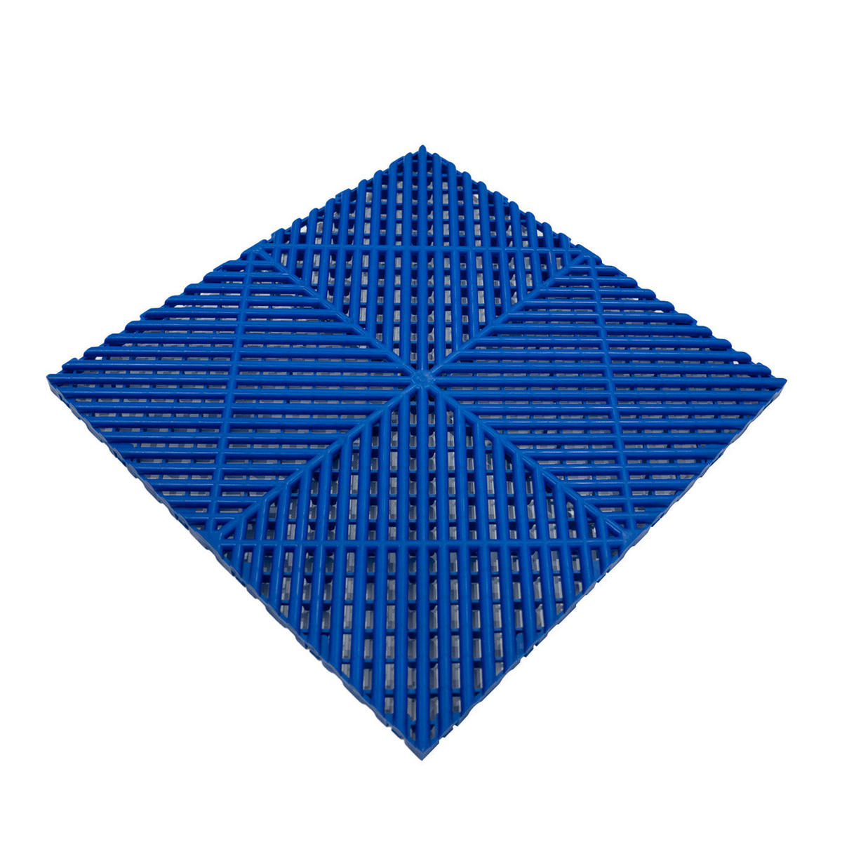 GARAGENBODENFLIESEN Belüftete x 120 mit Kanten – Blau - Blau, Kunststoff (40/1.8/40cm)