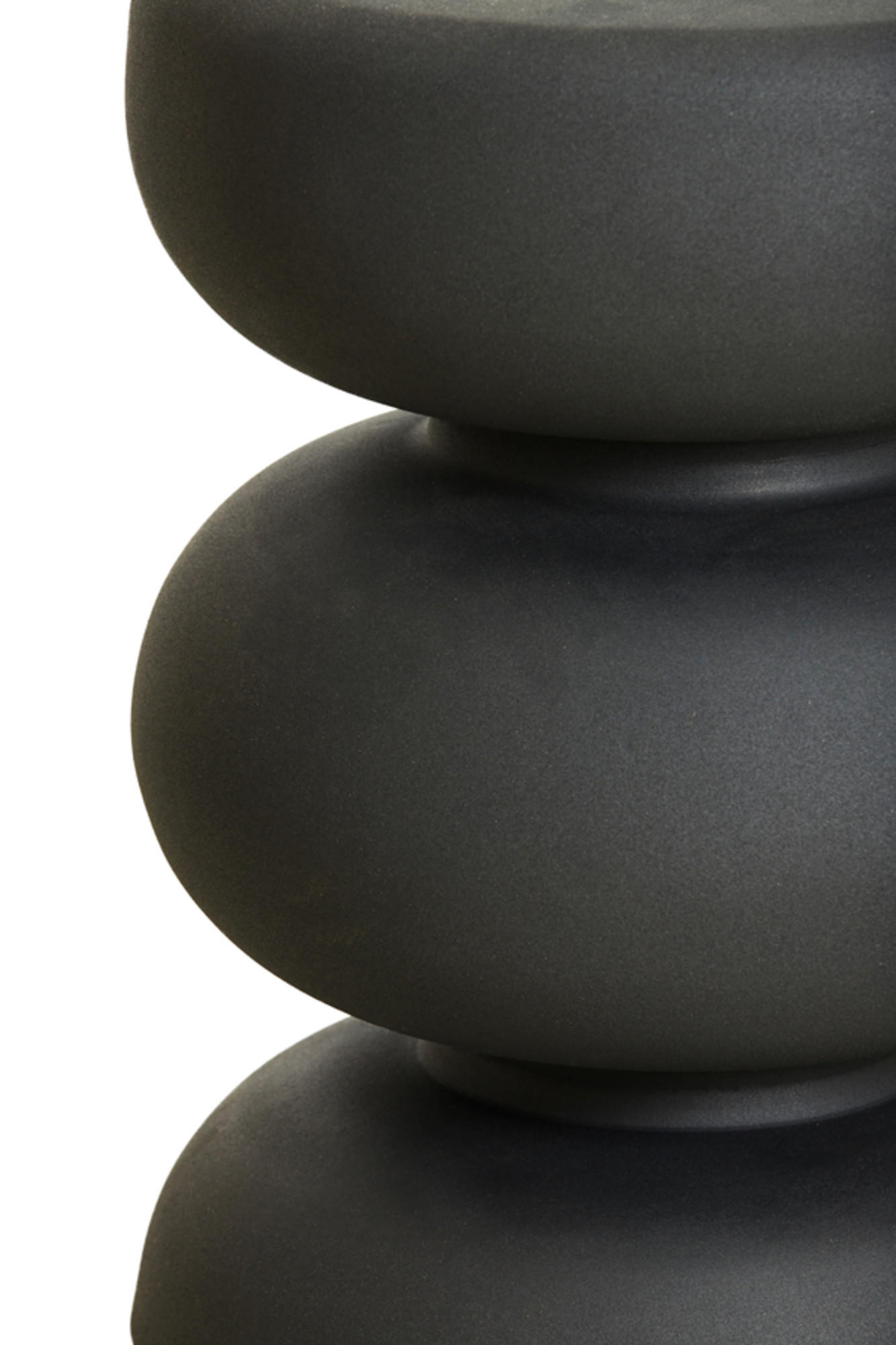 BEISTELLTISCH Kobodo Schwarz Ø35/46 cm - Schwarz, Metall (35/35/46cm) - Light & Living