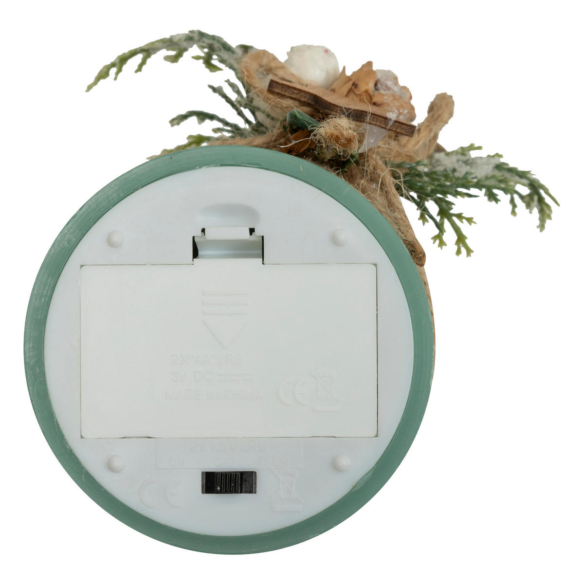 LED-PARAFFINKERZE Dekorativ 10 cm - Blau, Paraffin (7.5/12.5/7.5cm) - Atmosphera Createur d´interieur