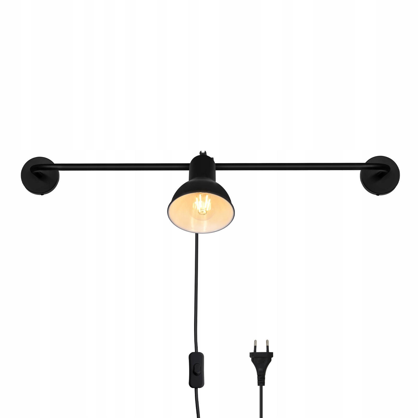 WANDLEUCHTE Frida - Schwarz, Metall (8/8/77cm) - Nettlife