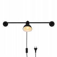 WANDLEUCHTE Frida - Schwarz, Metall (8/8/77cm) - Nettlife