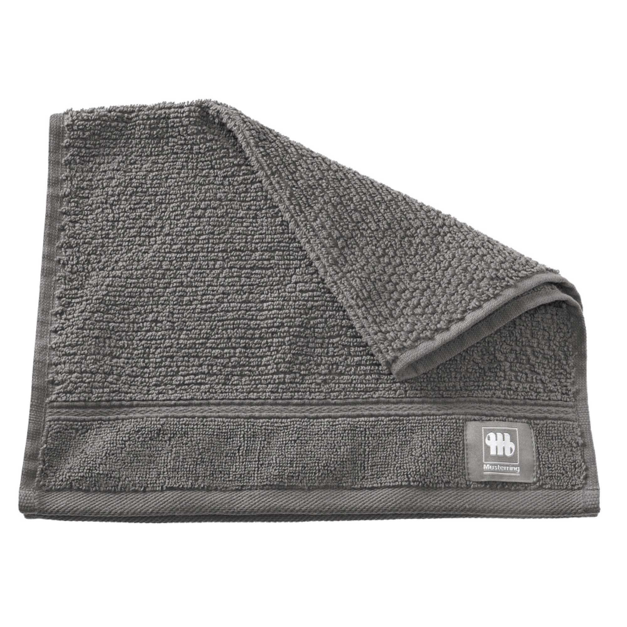 GÄSTEHANDTUCH SOLID - Anthrazit, Textil (30/50cm) - Musterring