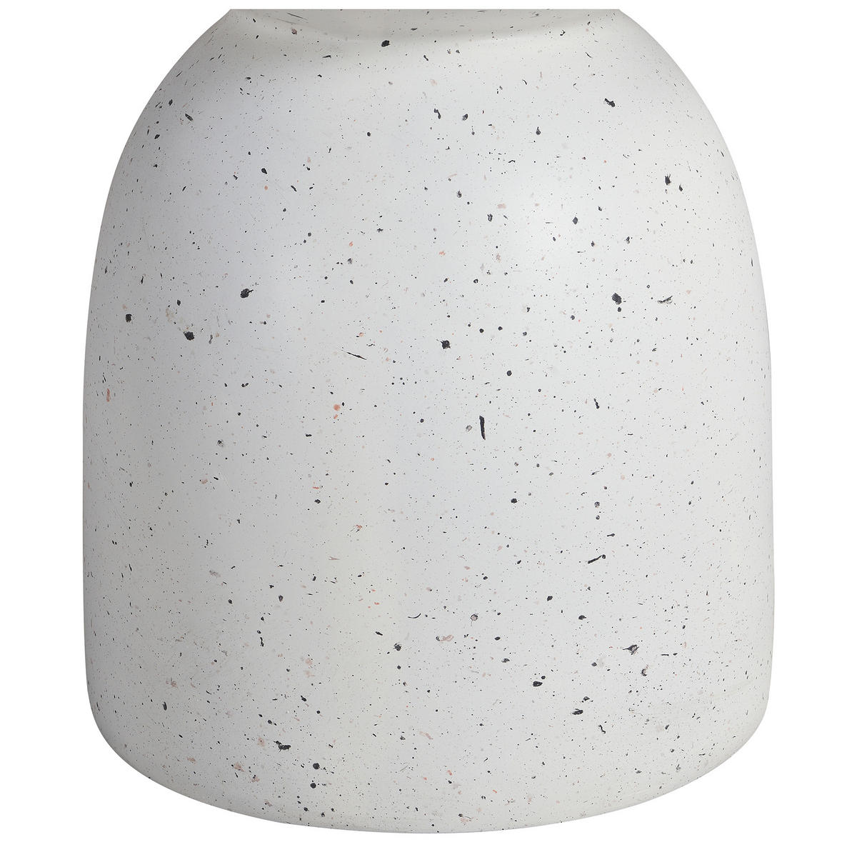GARTEN BEISTELLTISCH MgO Terrazzo Weiß - Weiß, Metall (45/45/52.5cm) - ComfortXL