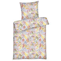 BETTWÄSCHE 135x200 Renforce Bettbezug geblümt Baumwolle Bunte Blumen Pink - Multicolor, Textil (135/200cm) - Carpe Sonno