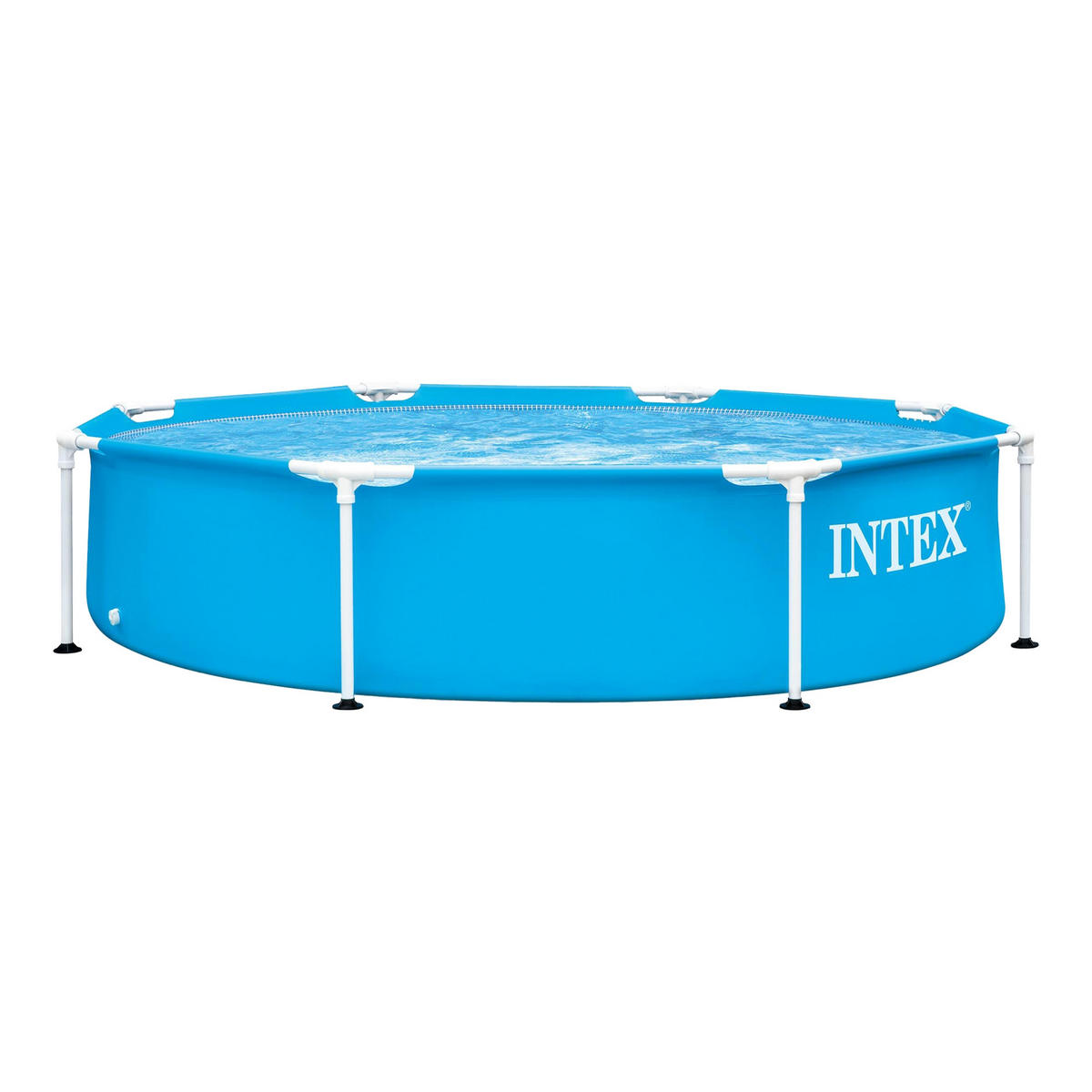 SCHWIMMBECKEN - Blau, Metall (244/51/244cm) - INTEX