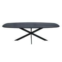 ESSTISCH Ferris Schwarz 110/240/76 cm - Schwarz, Holz (110/240/76cm) - Starfurn