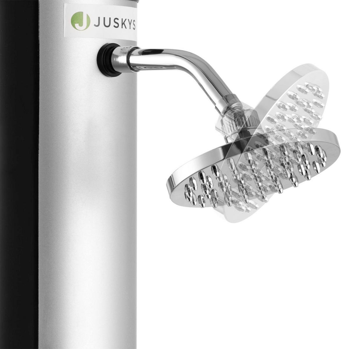 SOLARDUSCHE Victoria 40 Liter - Schwarz, Kunststoff (16/227/16cm) - Juskys