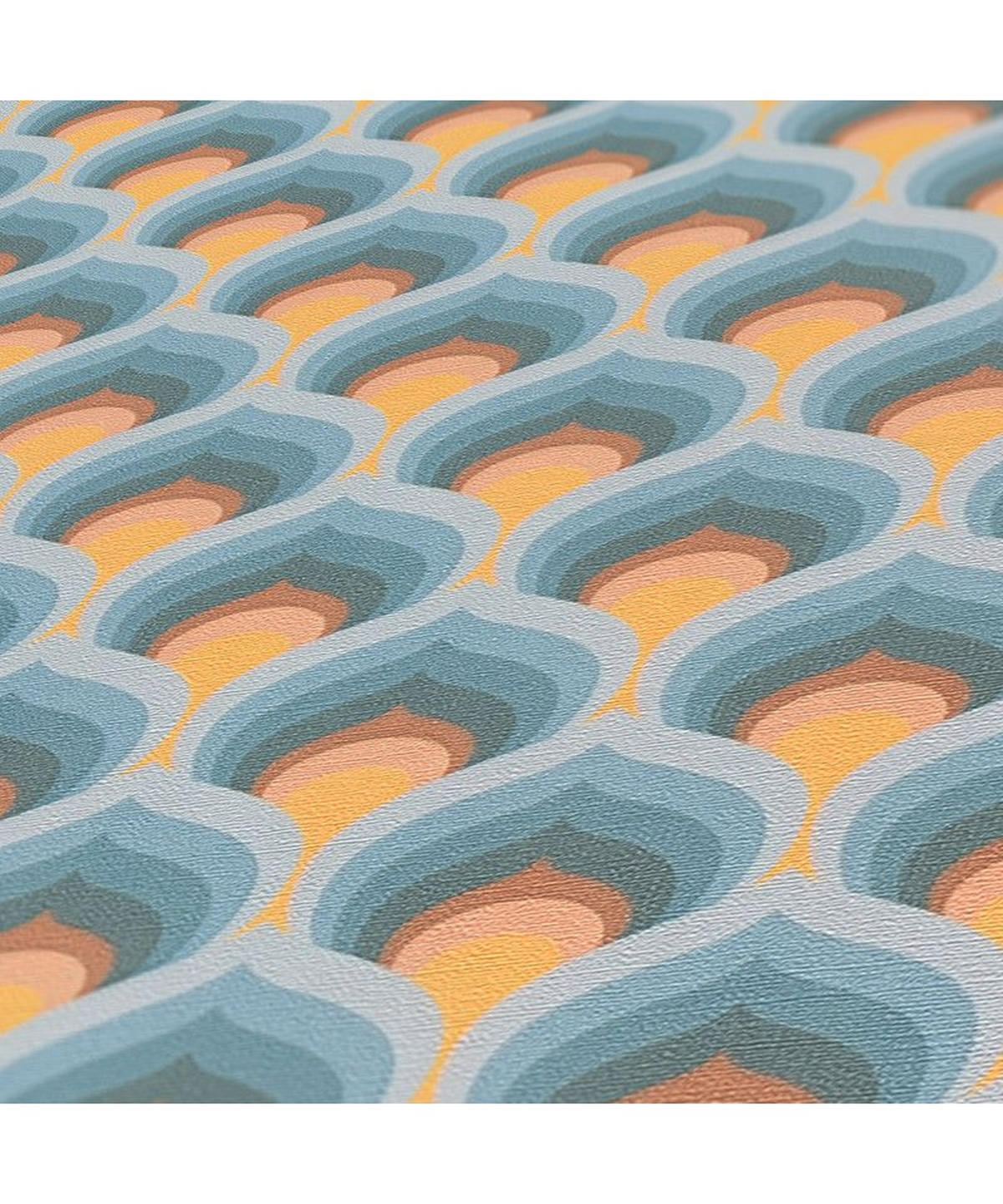 VLIESTAPETE Türkis 53/850 cm - Türkis, Textil (53/1cm) - KUNSTLOFT
