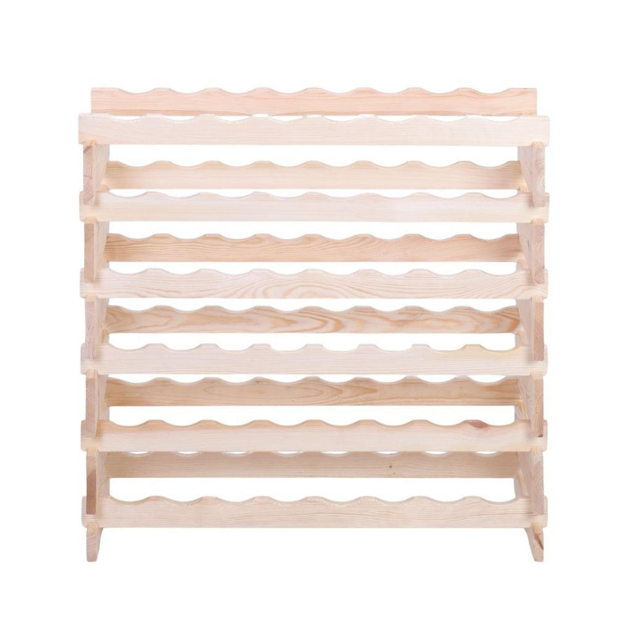 WEINREGAL VINOTECA FLEX PRO HxBxT 79x84x28cm 48 Flaschen auf 6 Ebenen Natur unbehandelt - Naturfarben, Holz (84/79/28cm) - PROREGAL
