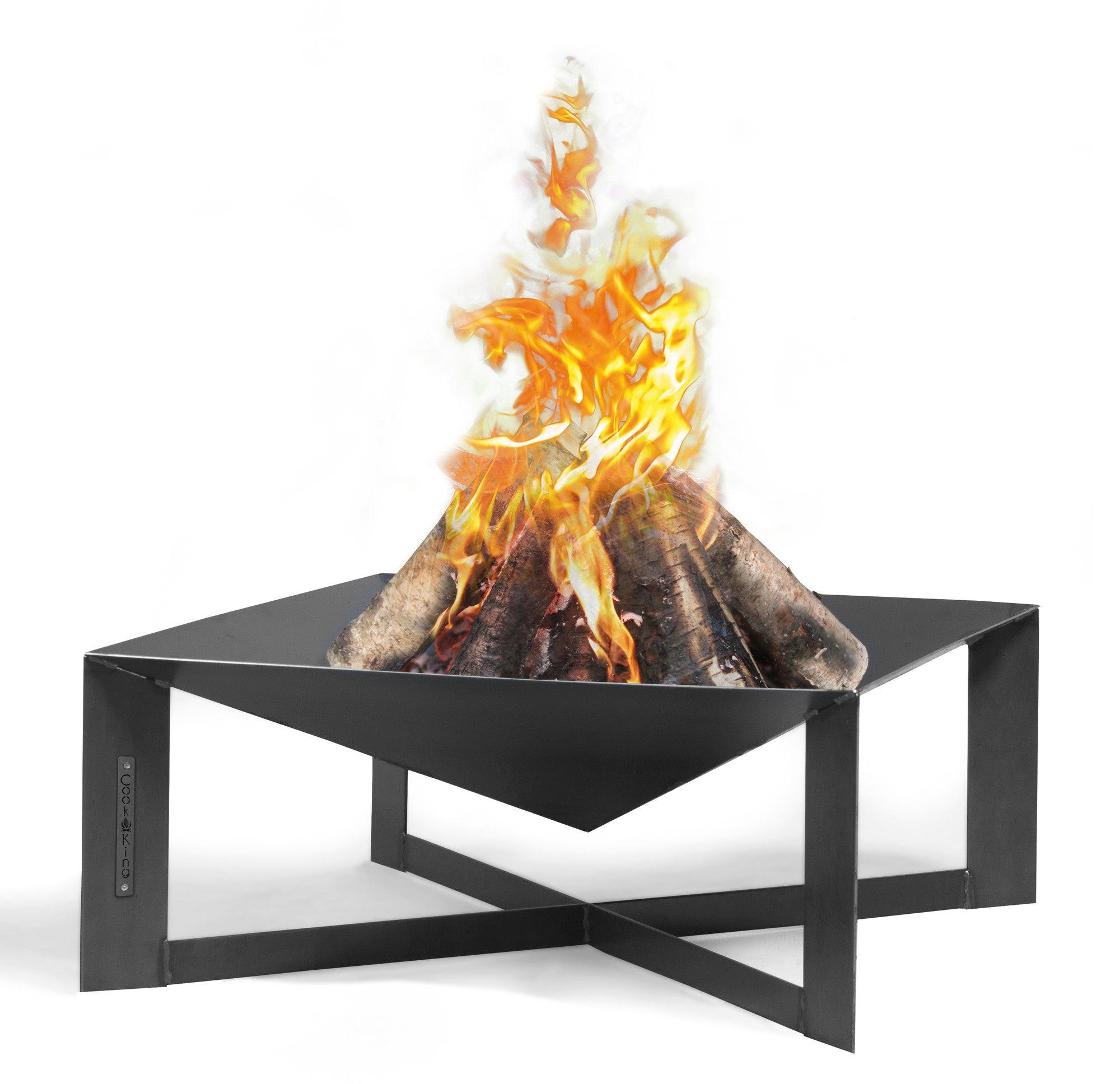 FEUERSCHALE „CUBA“ 70x70 cm für Garten und Terrasse - Rostfarben, Metall (70/70cm) - Cook King