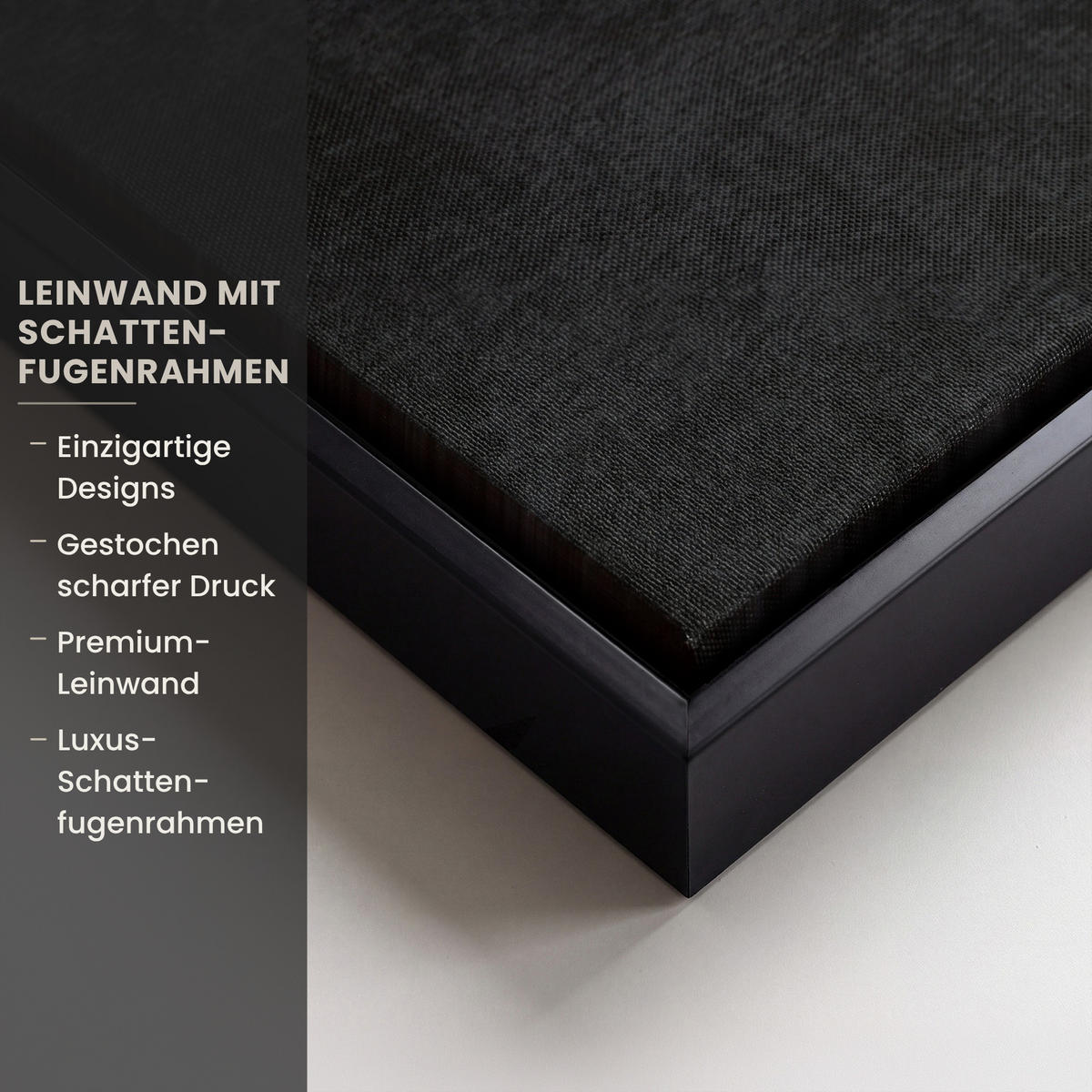 LEINWAND Bilder mit Rahmen - Goldene Berge bei Mondschein - 60x90 - Goldfarben, Textil (60/90cm) - MuchoWow