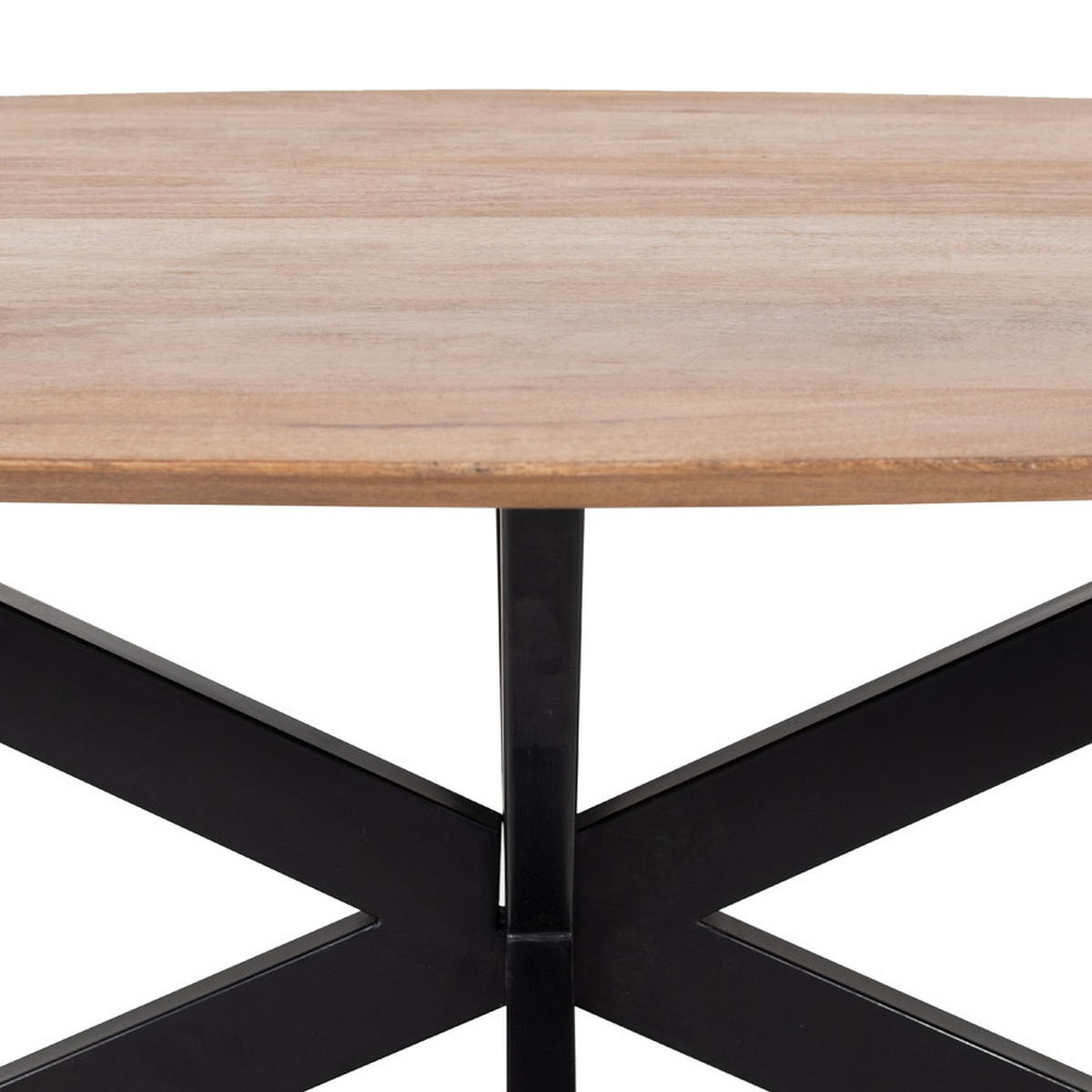ESSTISCH oval aus Mangoholz 160cm, natürlich - Braun, Holz (160/90/78cm) - Giga Meubel