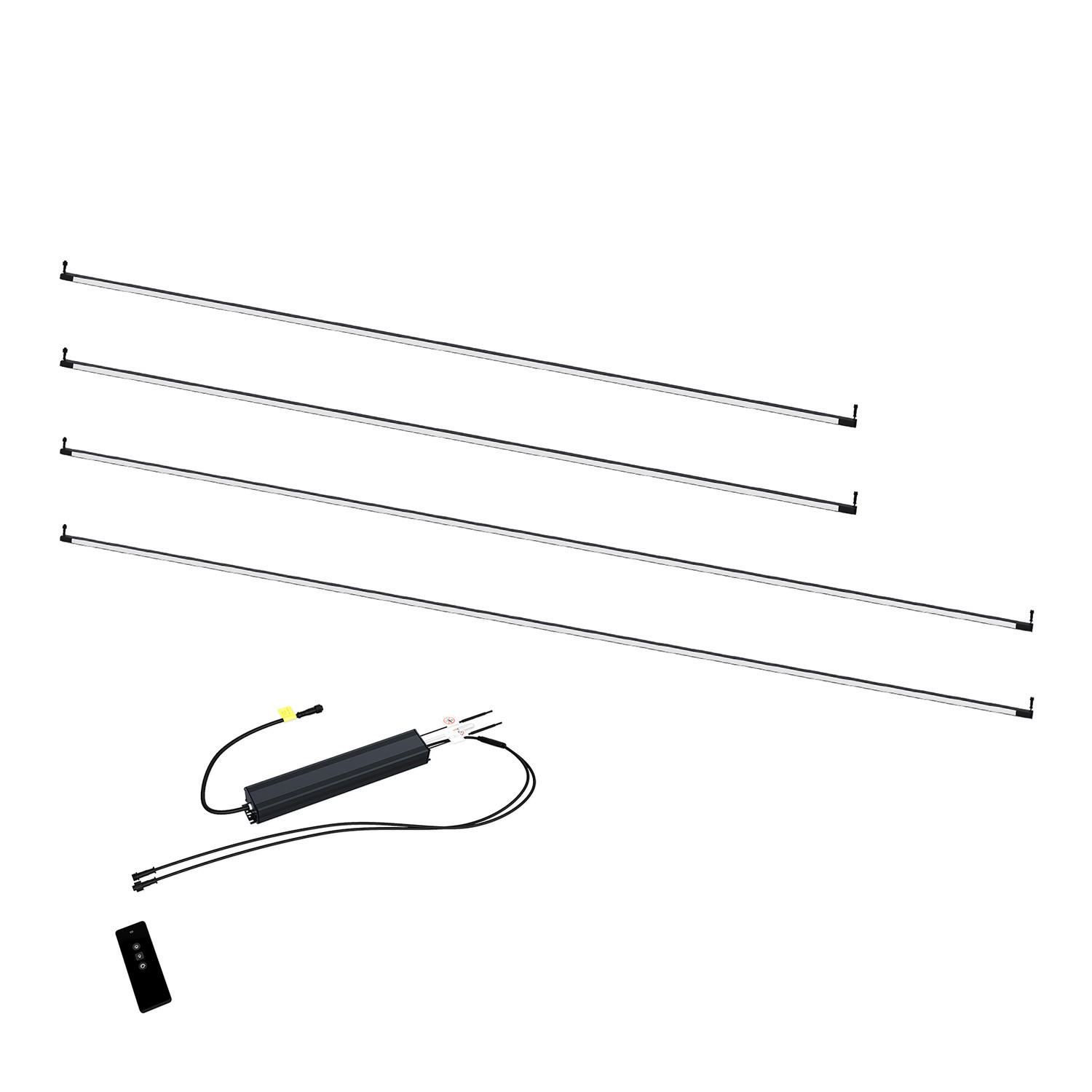 LED KIT für Pergola 3 x 3,6 m Graphitgrau - Anthrazit, Metall (300/1/360cm) - WEIDE