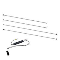 LED KIT für Pergola 3 x 3,6 m Graphitgrau - Anthrazit, Metall (300/1/360cm) - WEIDE