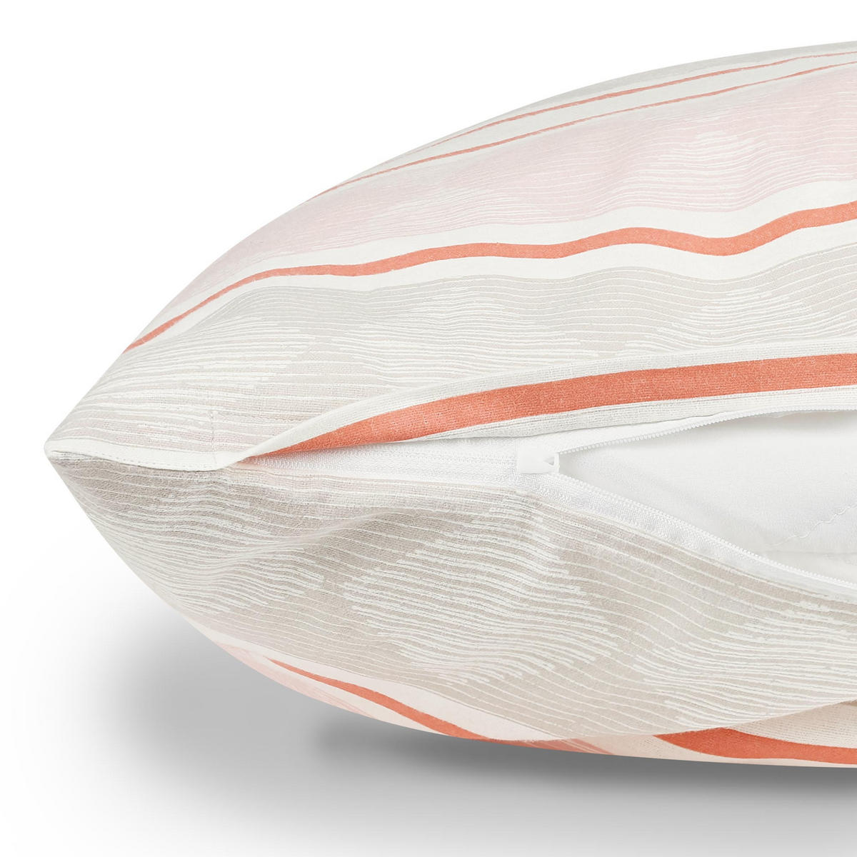 BETTWÄSCHE Viola Biber 135x200cm Coral 4tlg - Rosa, Textil (135/200cm)