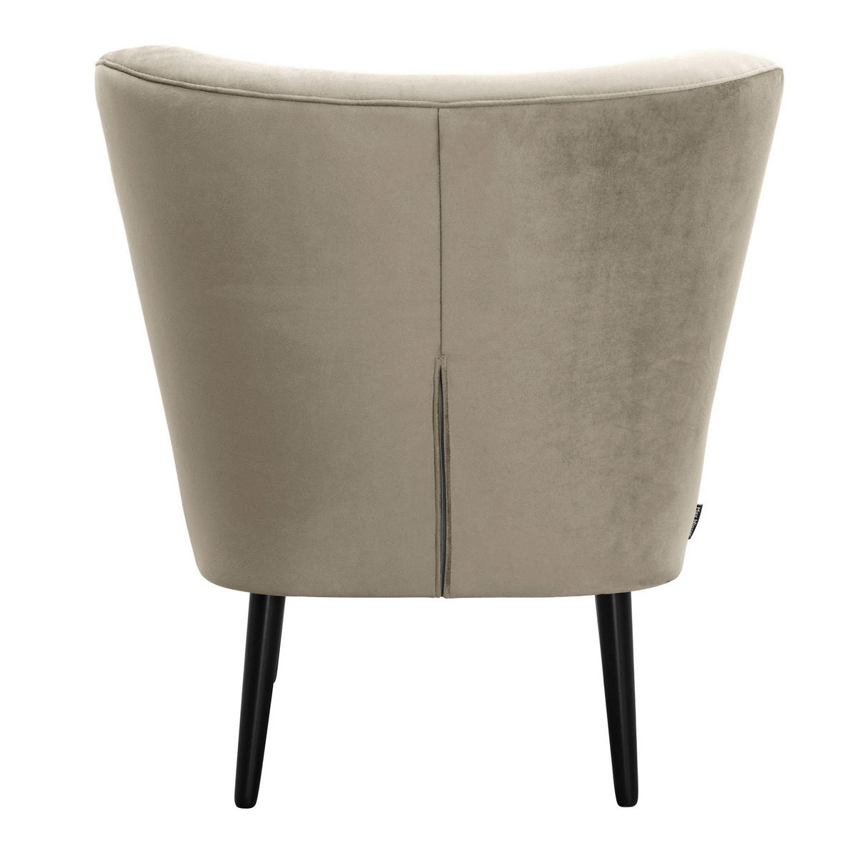 COCKTAILSESSEL Kayleigh Samtvelours sahara - Sahara, Kunststoff (68/80/69cm) - 58aufmkessel