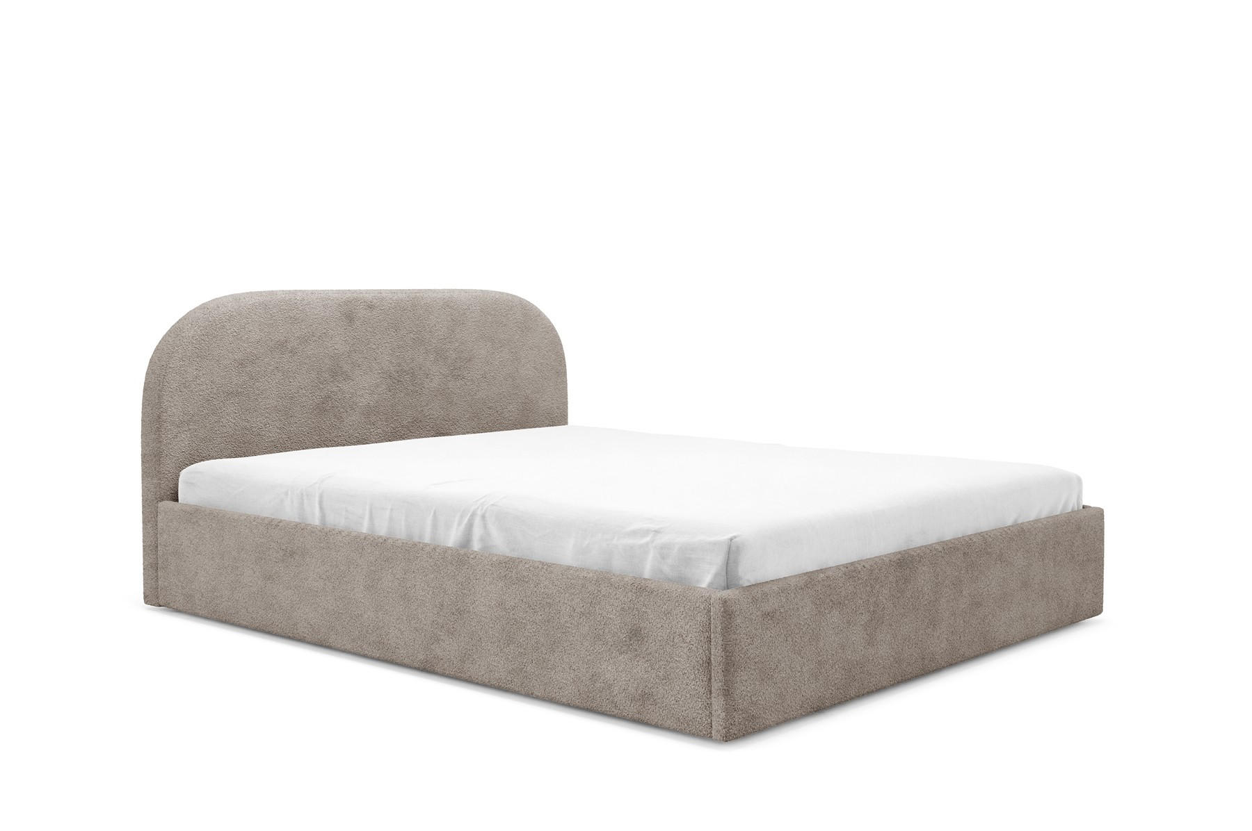 Bettso Polsterbett Beige 160x200 cm
