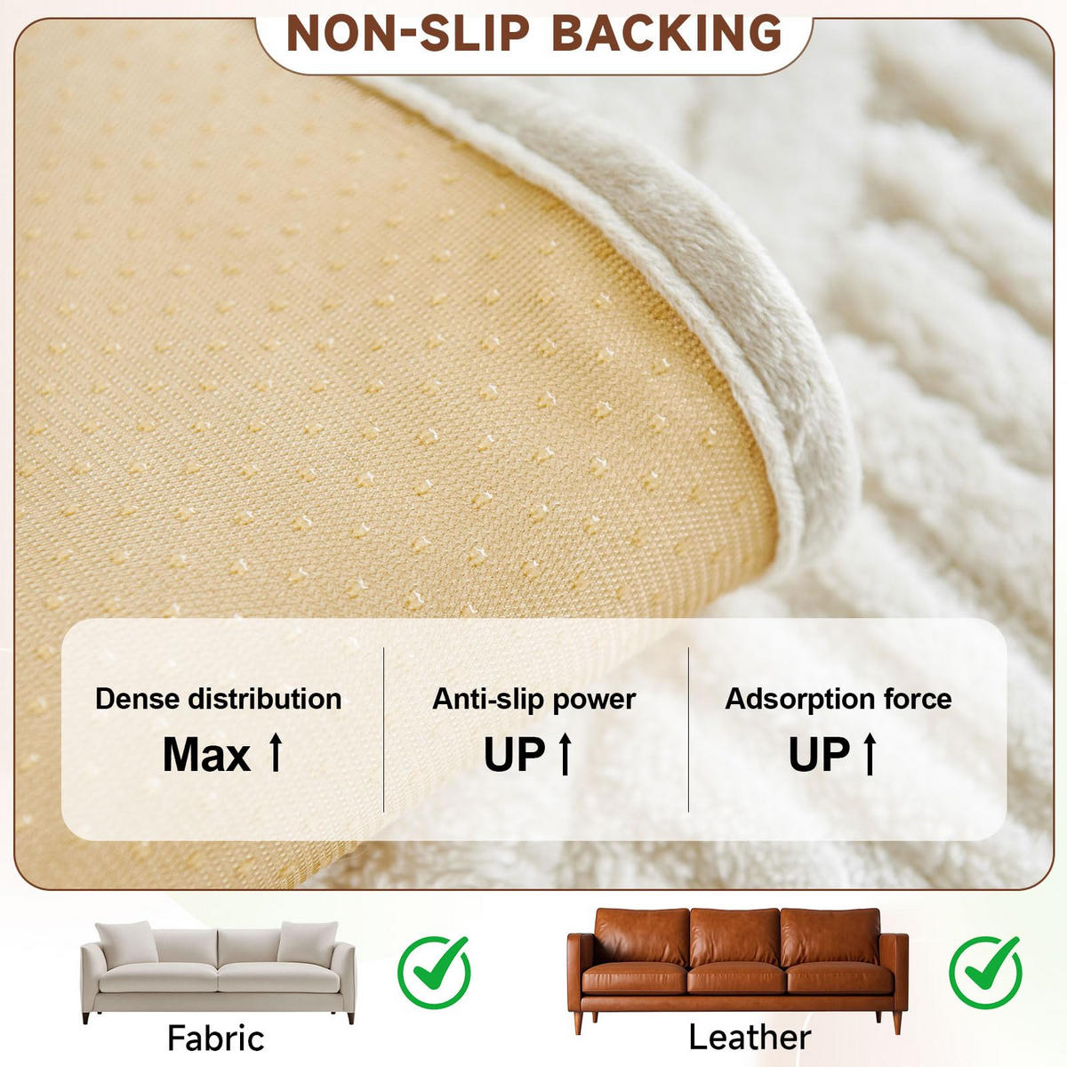 SOFAÜBERWURF Beige 1 Stück Luxuriöses Plüschmaterial - Ecru, Textil (90/0.03/240cm) - Kaket