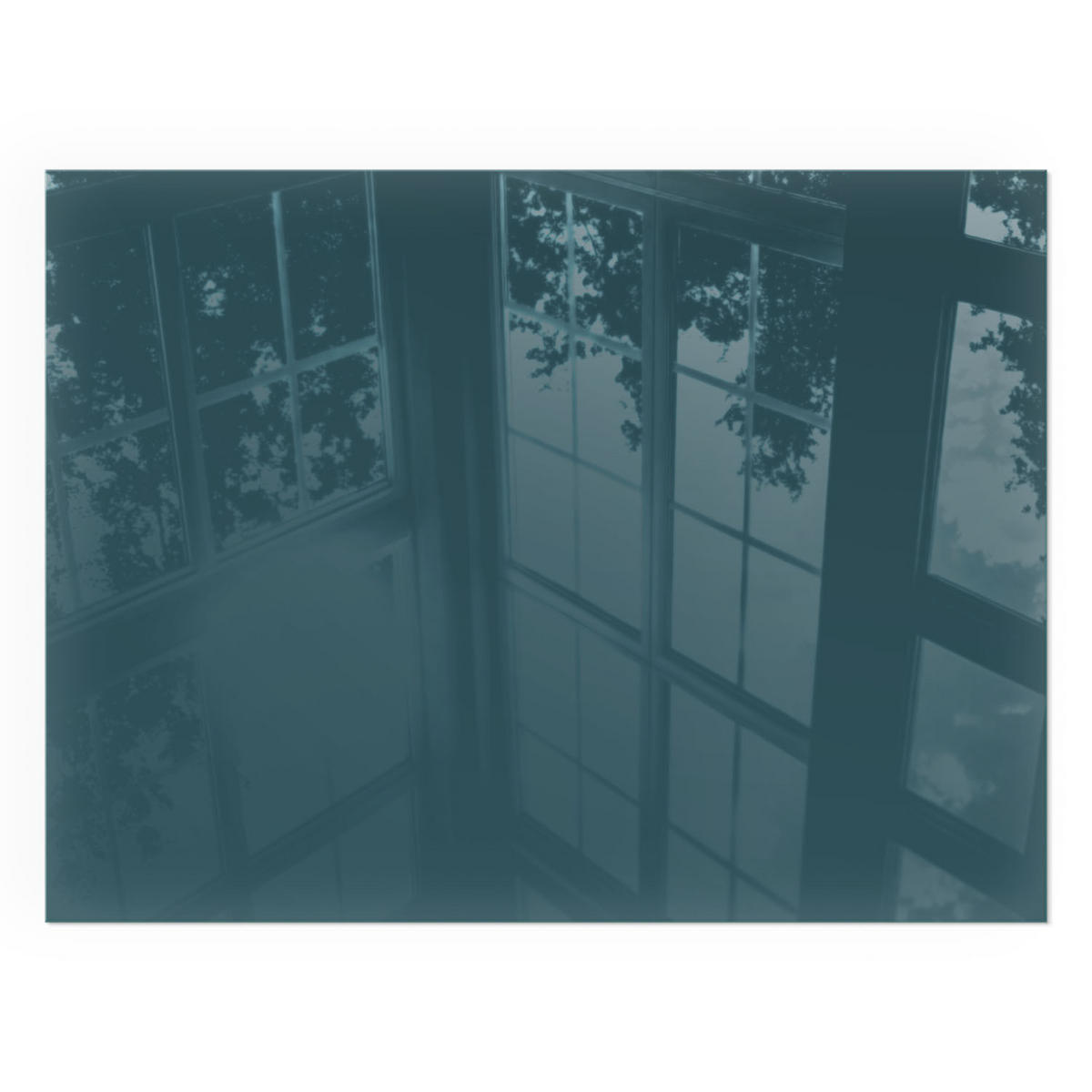 GLASPLATTE für Kamin 80x60 cm - Türkis, Glas (80/60/0.4cm) - TULUP