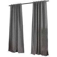 VORHANG 2ER SET PARIS HxB 245x140 cm Creme Schwarz - Creme, Textil (140/245cm) - Gardinenbox