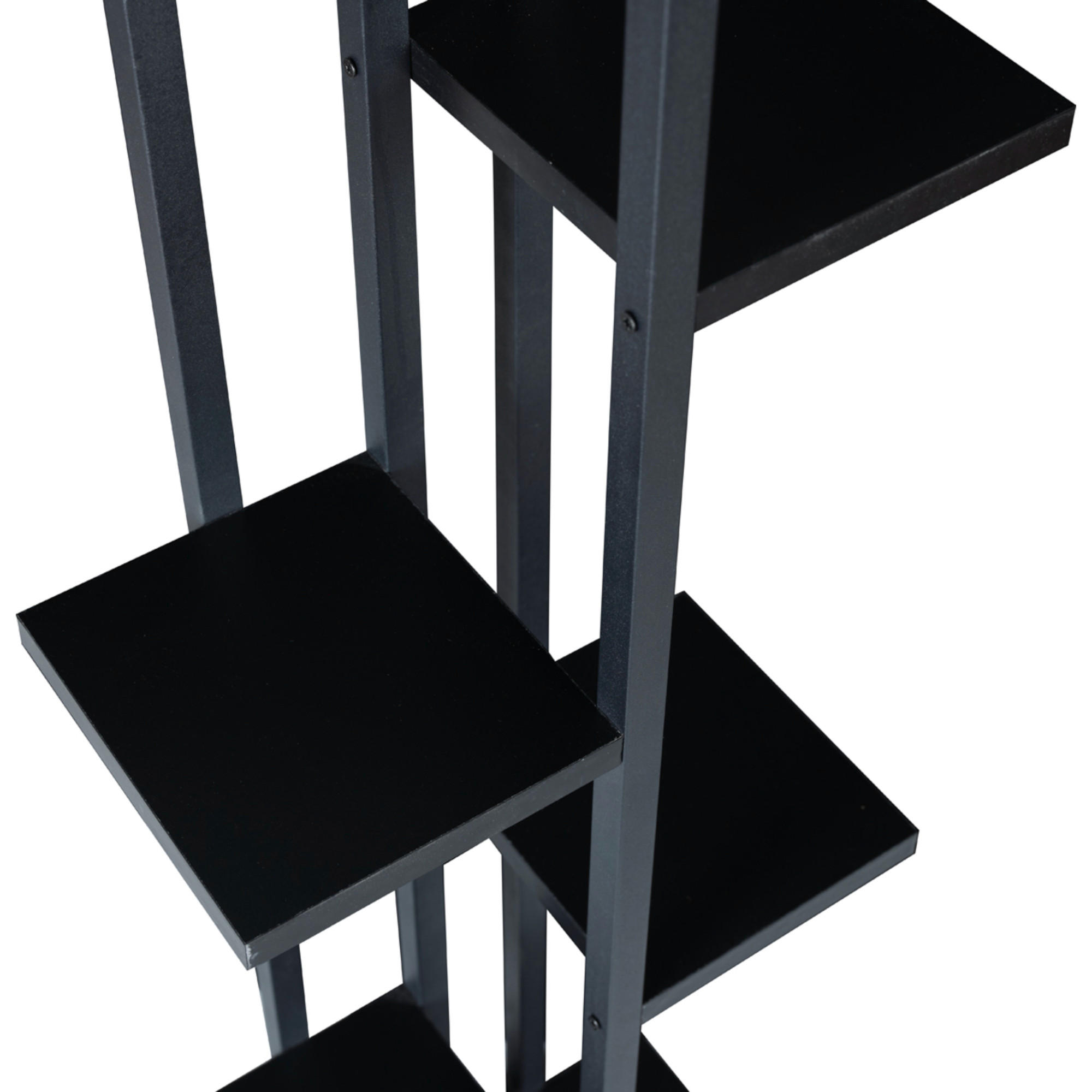 STANDREGAL Somero - Schwarz, Holzwerkstoff/Metall (34/150/21cm) - [en.casa]