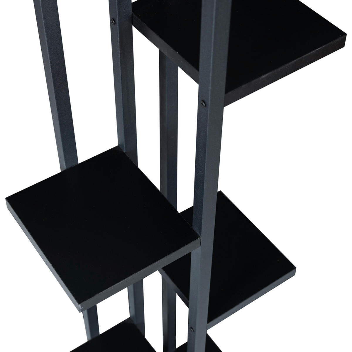 STANDREGAL Somero - Schwarz, Holzwerkstoff/Metall (34/150/21cm) - [en.casa]