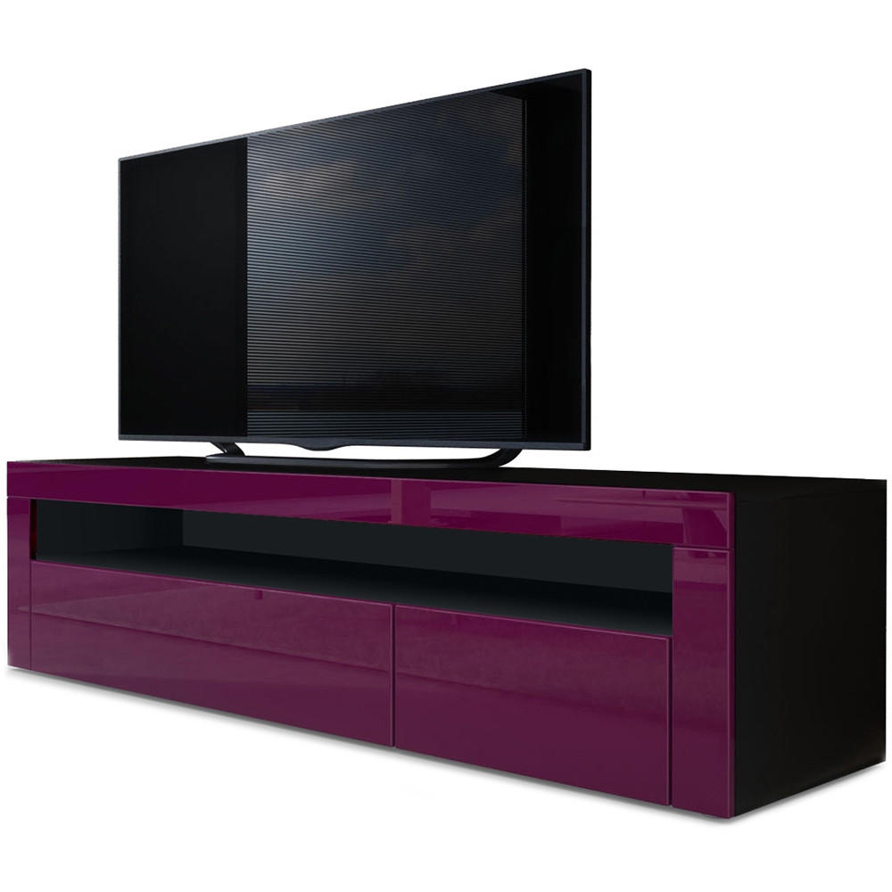 Vladon Lowboard Brombeere 155x46x40 cm