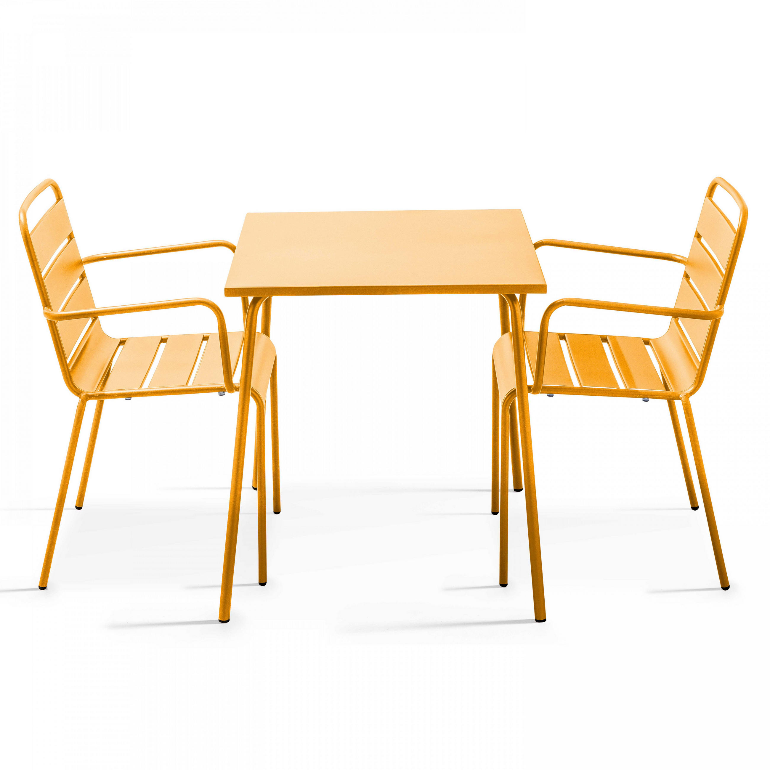 GARTENSET 3-tlg., Gelb - Gelb, Metall - Oviala