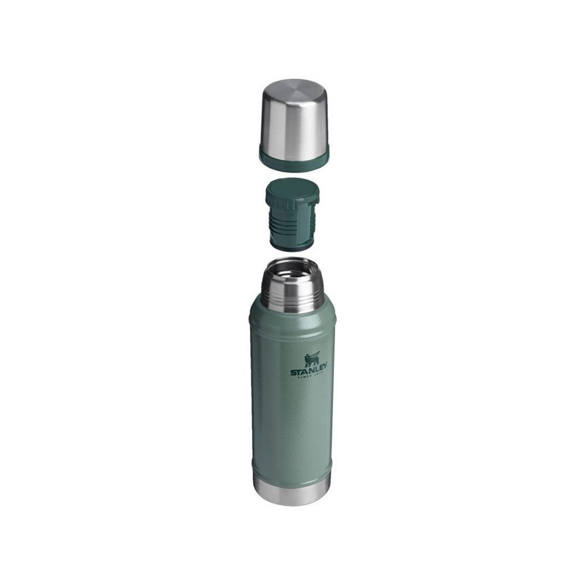 THERMOKANNE Grün 9.2/9.2/30.8 cm 1011346091 - Grün, Metall (0.95L) - Stanley