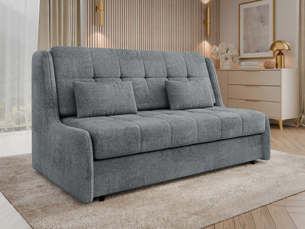 SCHLAFSOFA Viva Elite IV - Schwarz/Grau, Holz/Metall (166/85/98cm) - MIRJAN24