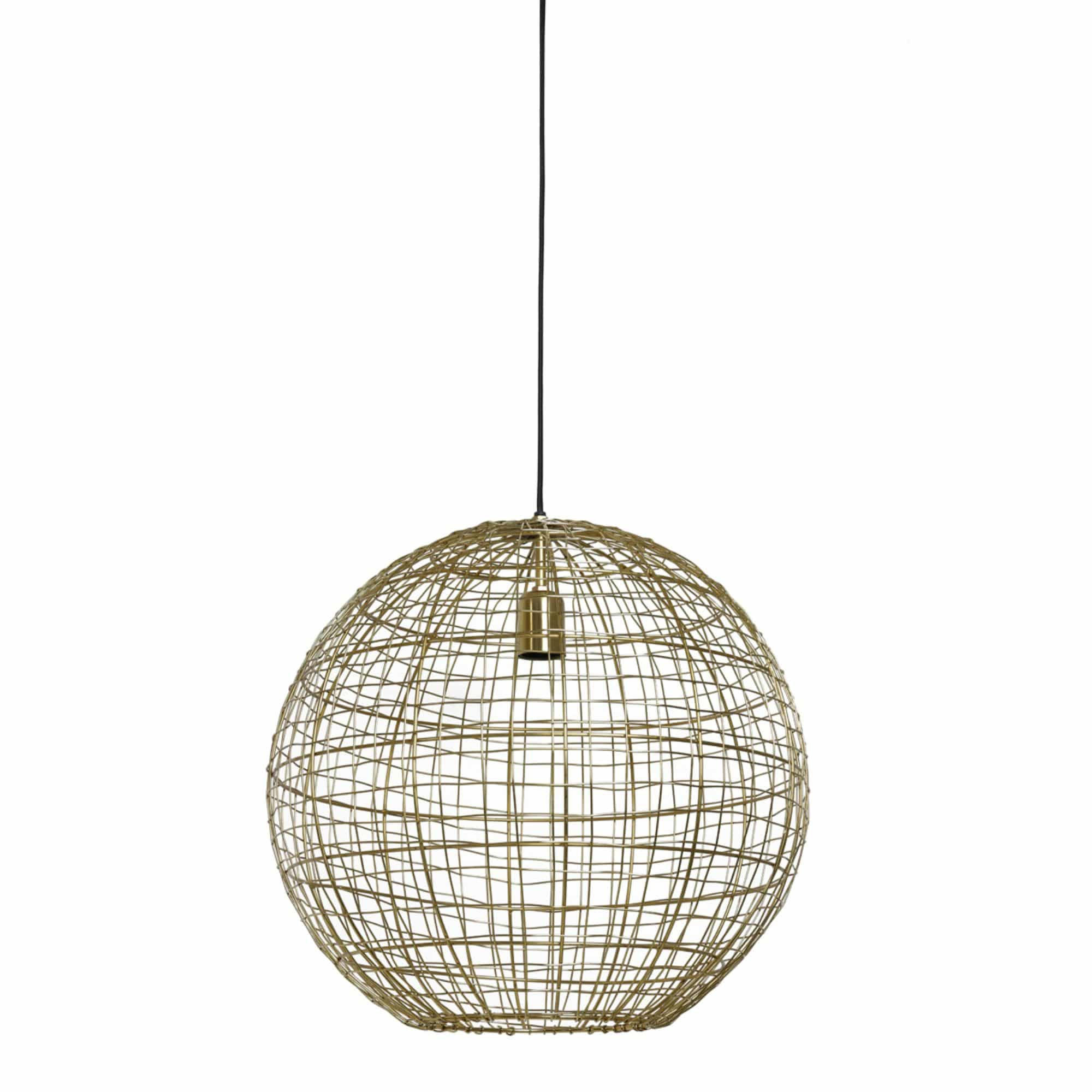 HÄNGELAMPE Mirana Gold Ø46/43 cm - Goldfarben, Metall (46/46/43cm) - Light & Living