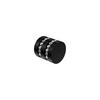 ENDSTÜCKE FÜR GARDINENSTANGEN 20 mm Ø, Estana Schwarz, Packung 2 Stück - Schwarz, Metall (2.6/2.8/2.8cm) - INTERDECO